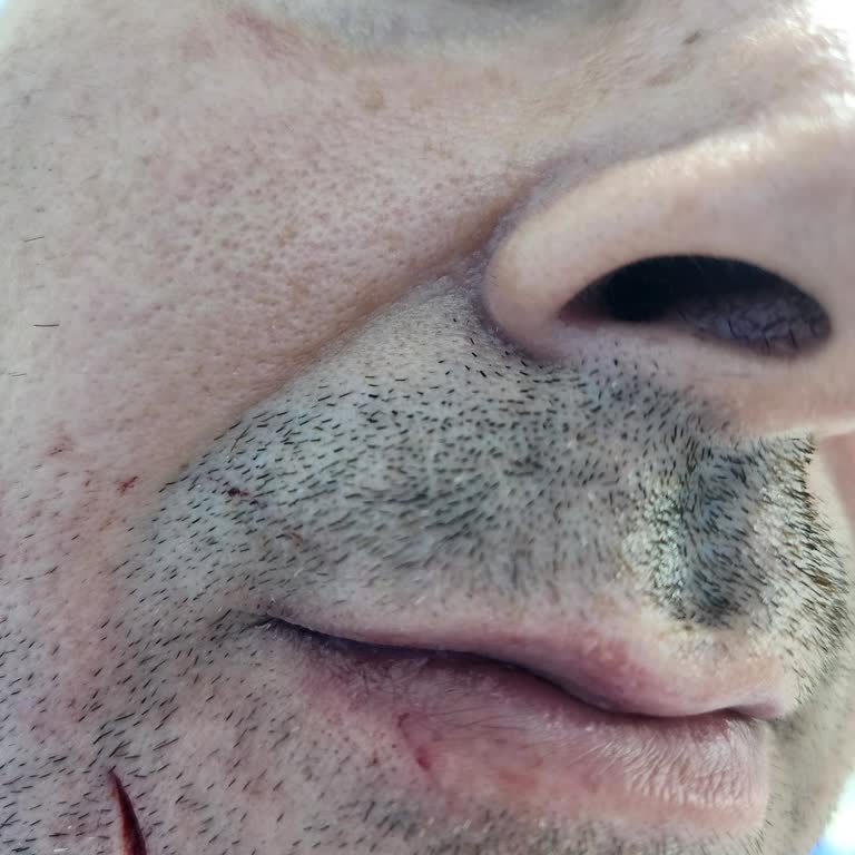 Patlayan Soda Şişesi Yüzümde Yarık Oluşturdu