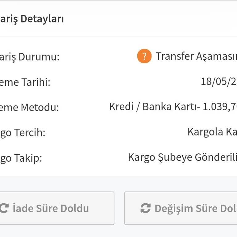 Siparişim Bir Aydır Ulaşmadı İletişim Kurulamadı