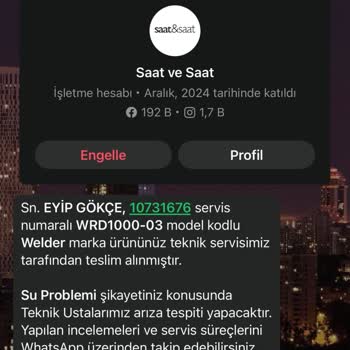 Garanti Kapsamında Su Geçiren Saat İçin Yüksek Tamir Ücreti Şoku