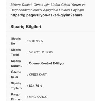 Sipariş Sonrası Bilgi Eksikliği Ve İletişimsizlik Sorunu