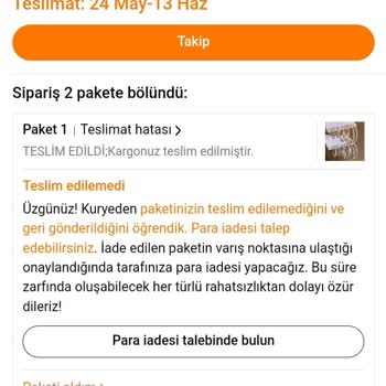 Adresim Bulunamadı Gerekçesiyle Kargolarım Teslim Edilmedi