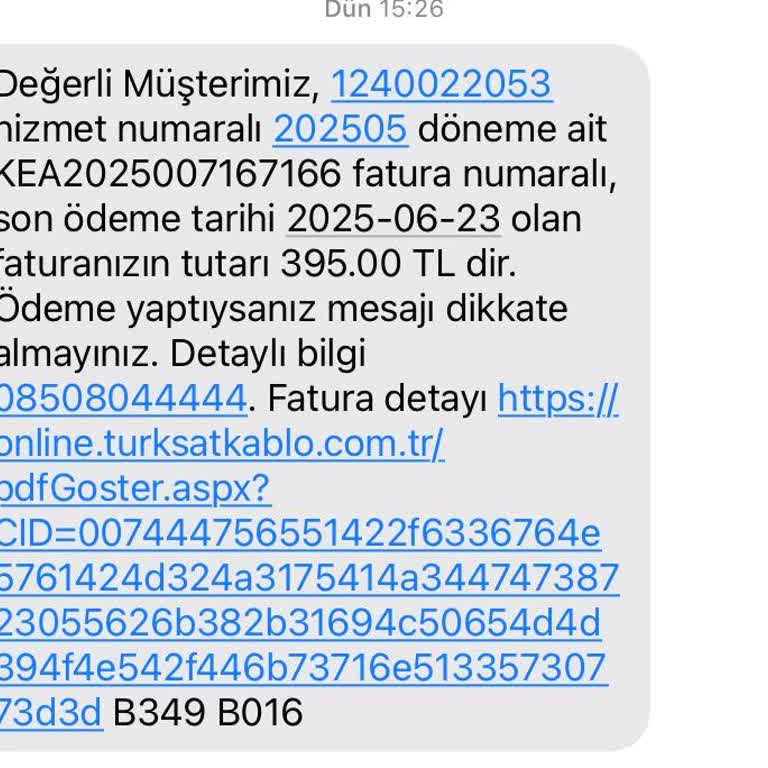 İptal Edilen Hizmete Fatura Yansıtılması Ve Mağduriyet
