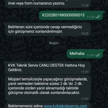 Omix Mixbot Pro Black Cihazımın Servis Sürecinde Gecikme Ve İletişim Sorunları