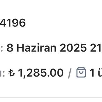 Sipariş İptali İçin İletişim Kurulamıyor