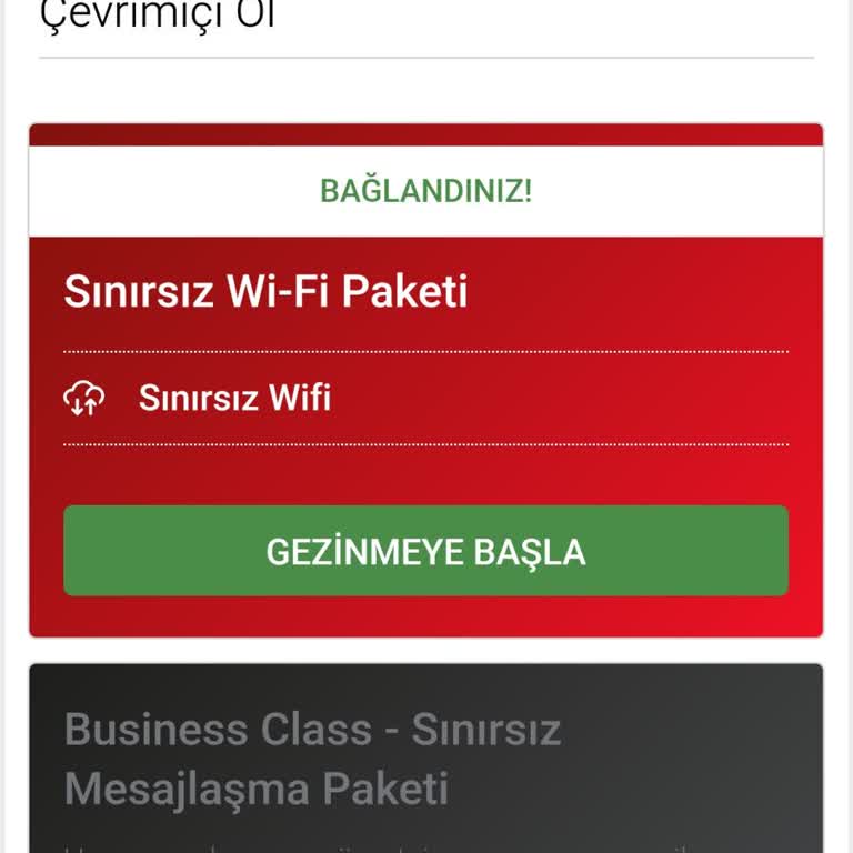 Uçakta İnternet Hizmeti İçin Yüksek Ücret Ve Bağlantı Sorunu Yaşadım