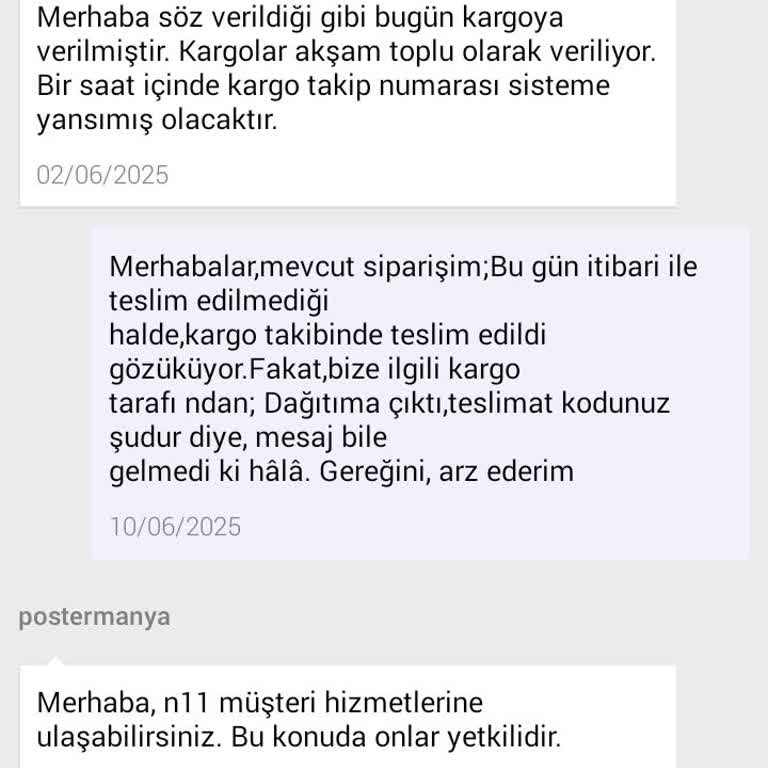 Teslim Edilmemiş Siparişin Teslim Edildi Gösterilmesi Ve Bilgilendirme Eksikliği