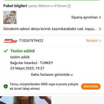 Teslim Edilmediği Halde Teslim Görünen Siparişim Ve Skynet Kargo İle Yaşanan İletişim Sorunu