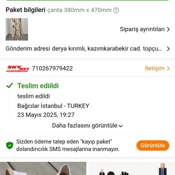 Teslim Edilmediği Halde Teslim Görünen Siparişim Ve Skynet Kargo İle Yaşanan İletişim Sorunu