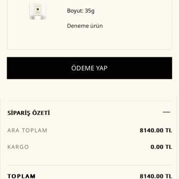 Jo Malone Siparişim İki Kez Başarısız Oldu Para İadesi Dışında Çözüm Sunulmadı