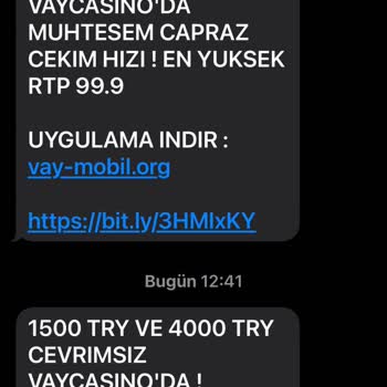 Vay Casino'dan Gece Yarısı Gelen Mesajlardan Şikayetçiyim
