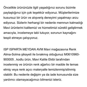 Mavi Mağazasında Ürün İncelemesi Ve Müşteri Hizmetleri Sorunu