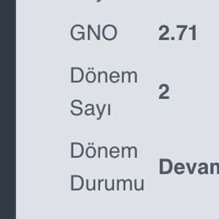 Kariyer Kapısında GNO Notum Yanlış Görünüyor Ve Düzeltilemiyor