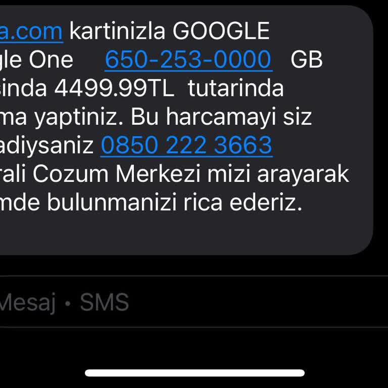 Enpara Kartımdan İzinsiz Google One İşleminde 4500 TL Kaybı Yaşadım