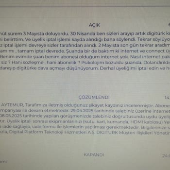 Aynı Adreste Çifte Üyelik Ücreti Alınması Ve İletişim Sorunu