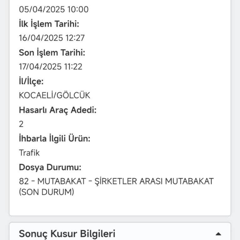 Hatalı Tarafın Hasarı Poliçeme Yansıdı, Sorunum Çözülmüyor