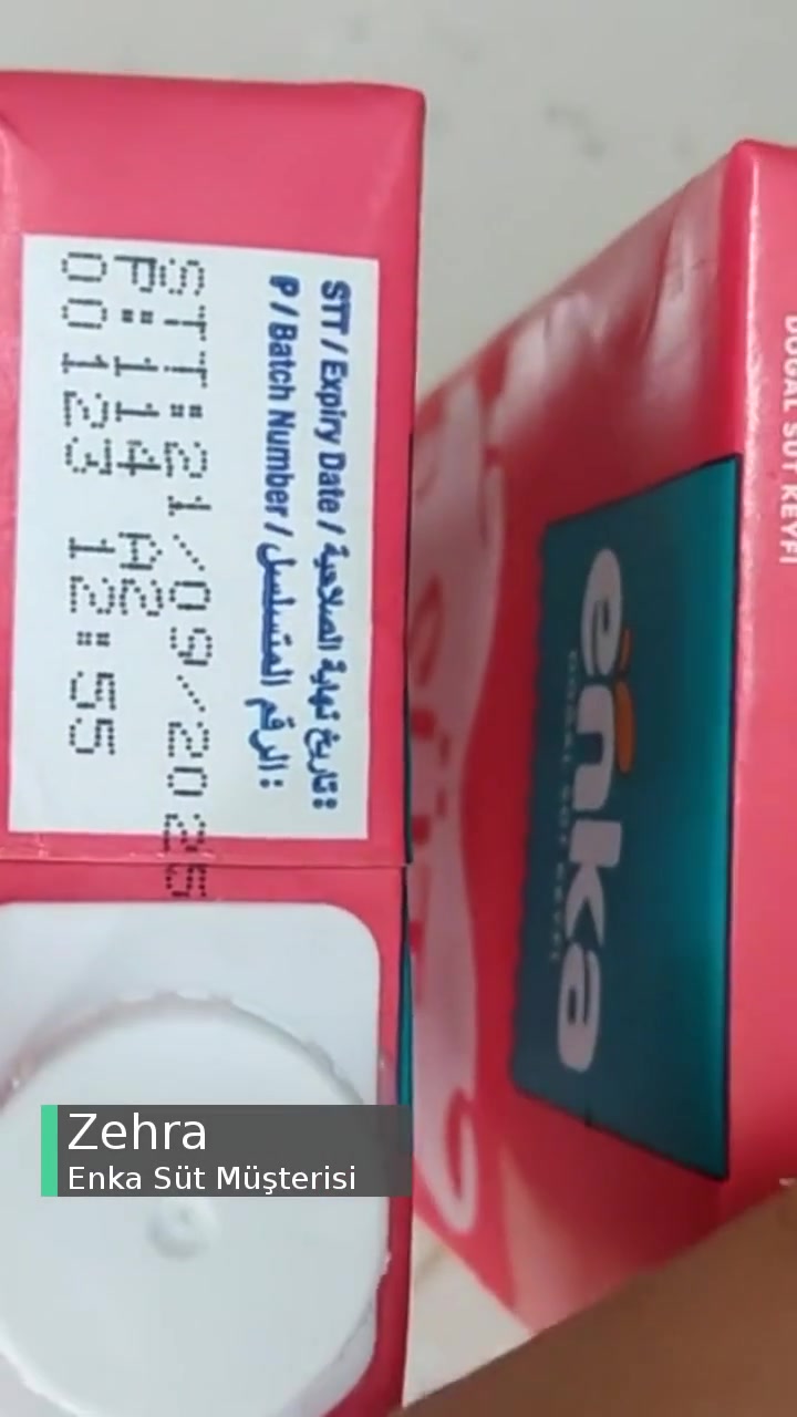 Enka Süt 2 Adet Almıştım, Tarihi Olmasına Rağmen Birisi Bozuk Çıktı! videonun kapak resmi