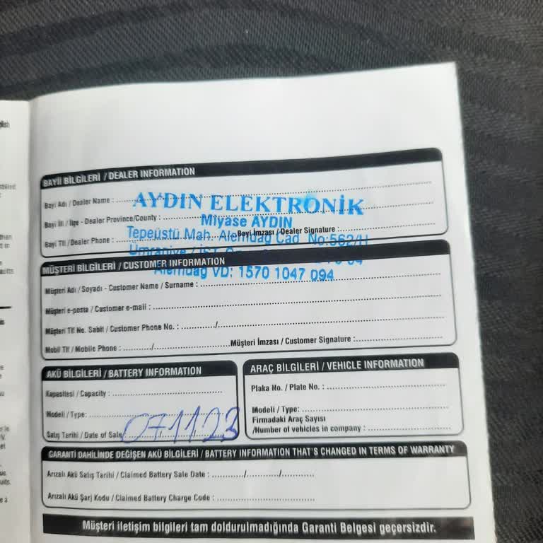 Garanti Kapsamında Değerlendirilmeyen Akü Mağduriyeti