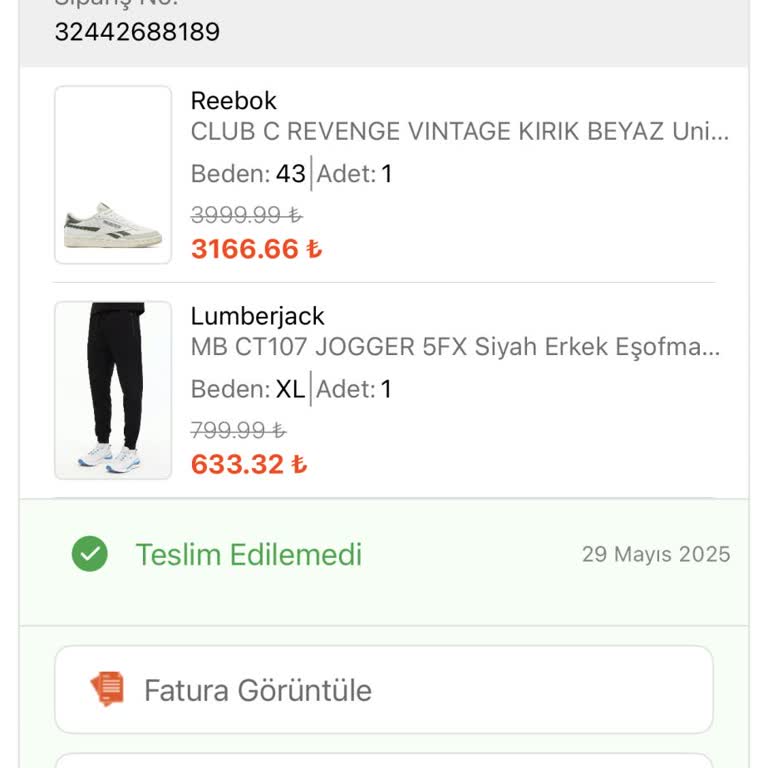 İndirimli Siparişim Teslim Edilmedi, Ücret İadesi Yapılmadı