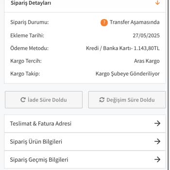 Gizce Sitesinden Alışveriş Sonrası Ürünler Gelmedi Ve İade Yapılmadı