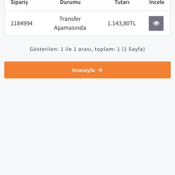 Gizce Sitesinden Alışveriş Sonrası Ürünler Gelmedi Ve İade Yapılmadı