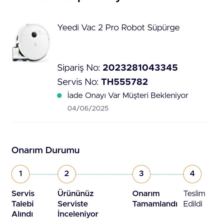 Garanti Kapsamında Cihaz Değişimi Talebim Karşılanmadı