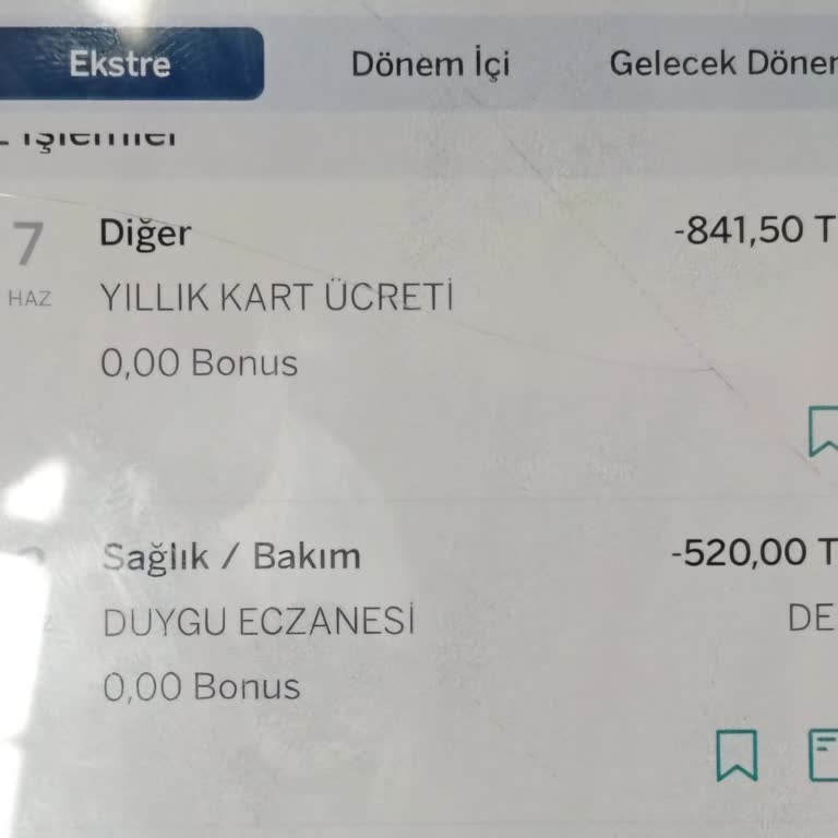 Yıllık Kart Aidatı Ve Geçmiş Ücretlerin İadesini Talep Ediyorum
