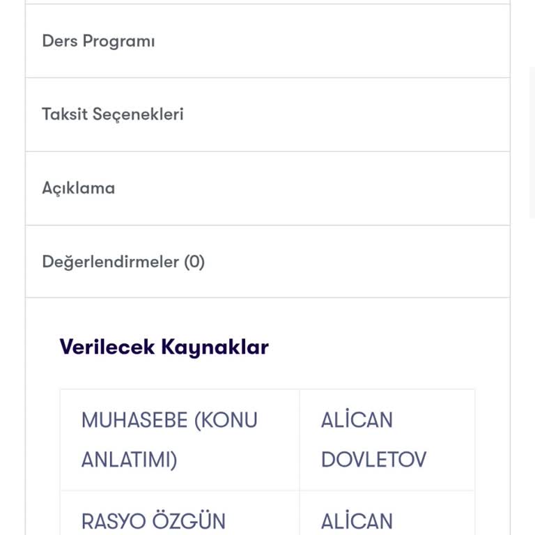 Eğitim İçeriği Ve Kaynaklar Hakkında Bilgilendirme Sorunu