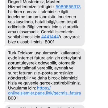 Söz Verilen Fiyatın Üzerinde Faturalandırma Ve Eksik Bilgilendirme