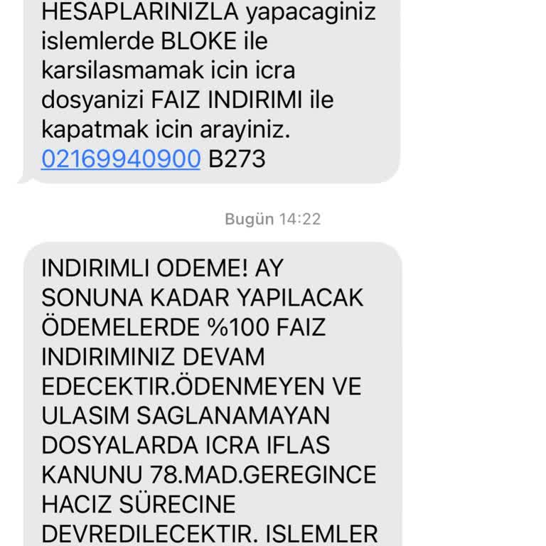 Borçsuz Olmama Rağmen Sürekli İcra Mesajları Ve Aramaları Alıyorum