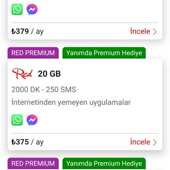 Vodafone'dan Tarife Seçme Özgürlüğüme Kısıtlama Ve Fahiş Fiyatlar