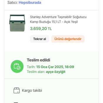 Satın Aldığım Soğutucu Kısa Sürede Bozuldu, Hepsiburada Çözüm Sunmadı