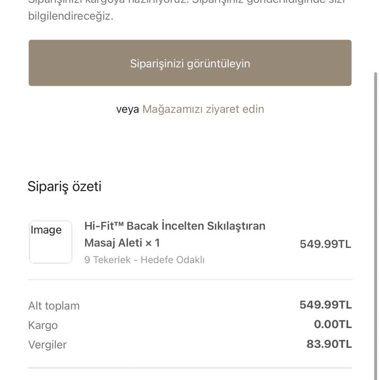 Hi-fit Siparişim Kargolanmadı İletişim Kuramıyorum