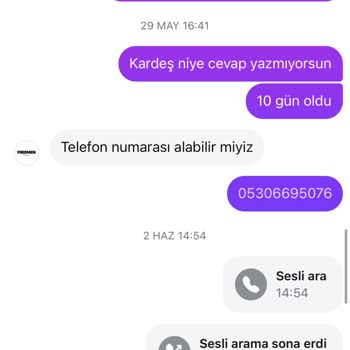 Değişim Talebime Yanıt Alamadım, Ürün Gönderilmedi