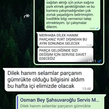 Serviste Garanti Kapsamında Kamera Değişimi 2 Aydır Yapılamıyor