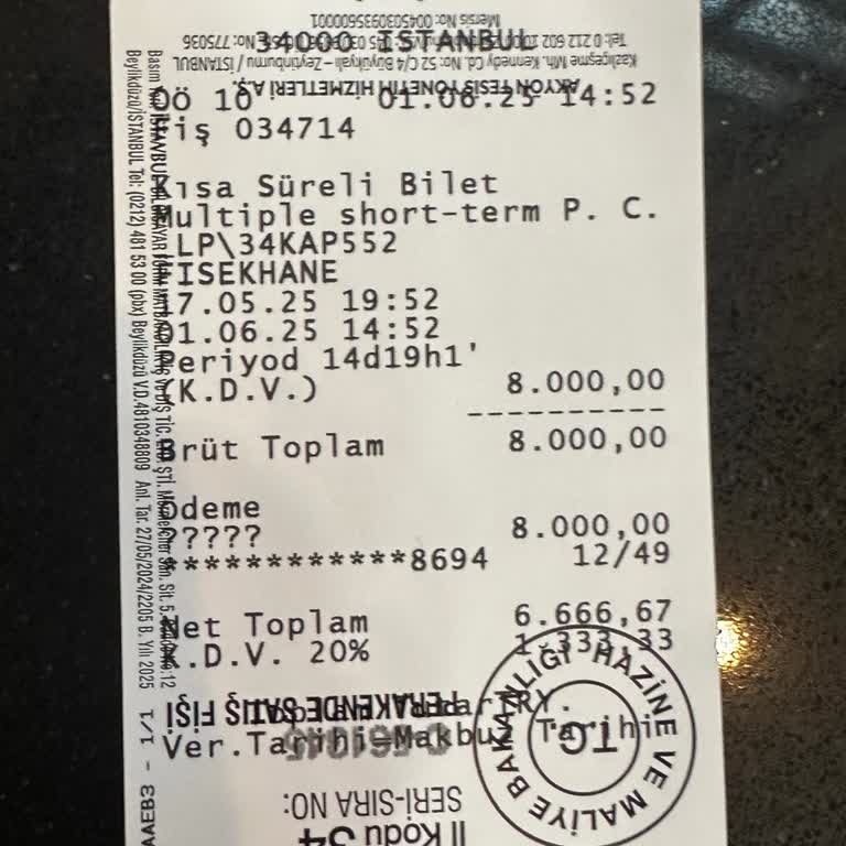 Otoparkta 4 Saatlik Park İçin 8000 TL Haksız Ücret Kesildi