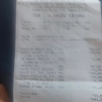 Etiket Ve Kasa Fiyatı Arasındaki Fark İçin Çözüm Bekliyorum