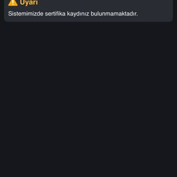 Sertifika Belgelerim E-Devlet'e Yüklenmiyor