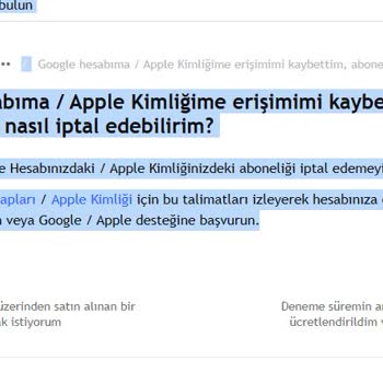 Kullanıcı Adımla Giriş Yapamıyorum, Ödemeleri İptal Edemiyorum