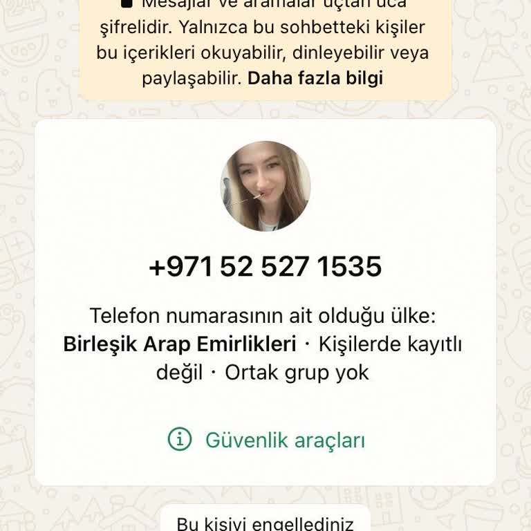 WhatsApp Üzerinden Yabancı Numaradan Gelen Çağrı Ve Kişisel Bilgilerin Kullanılması