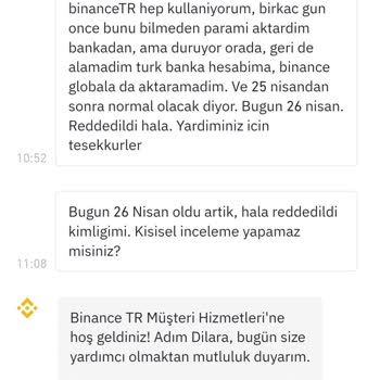 Binance TR Hesabım Açılmıyor, Destek Çözüm Sunmuyor!