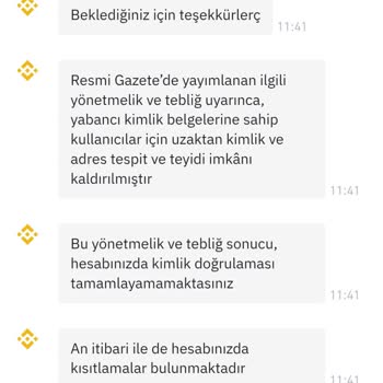 Binance TR Hesabım Açılmıyor, Destek Çözüm Sunmuyor!