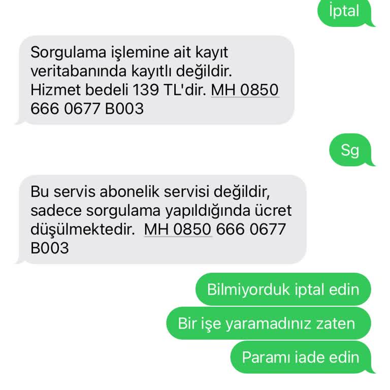 Numara Sorgulama Sonrası Beklenmedik Yüksek Ücret Yansıtıldı