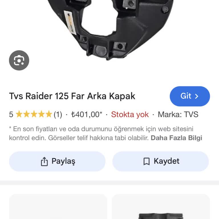 Motorumun Yedek Parçalarına Ulaşamıyorum, Kullanamıyorum