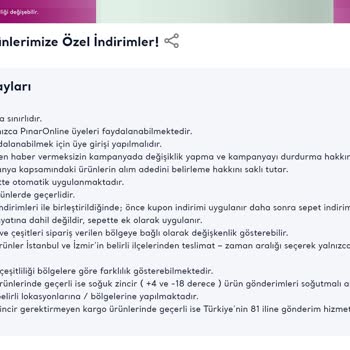 Pınaronline'da İndirim Yanıltmacası Ve Sipariş Sürecinde Hayal Kırıklığı