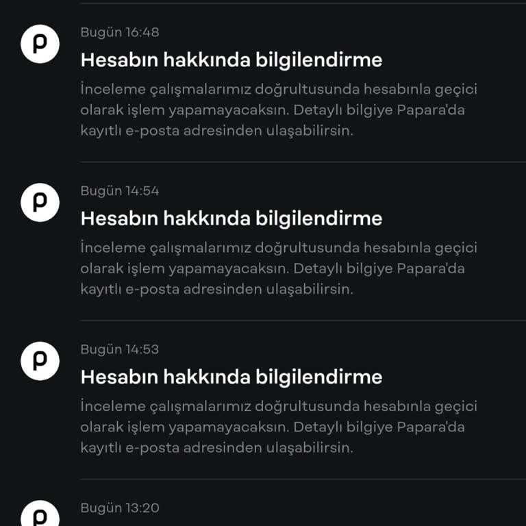 Papara Hesabım İncelemede, Ödemelerimi Yapamıyorum, Çözüm Bekliyorum