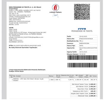 Kısa Sürede Yırtılan Ayakkabılar İçin Değişim Talebim