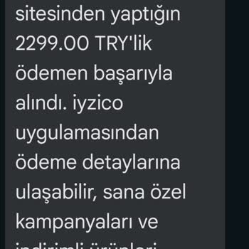 Sipariş Oluşmadı, Para Çekildi