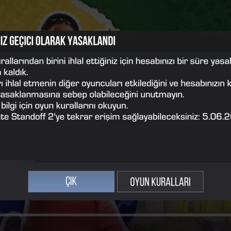 My Axlebolt Standoff 2 Account Banned, I Did Nothing Wrong