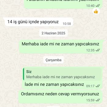 Elbise Kısa Geldi, Ücret İadesi Yapılmıyor Ve İletişim Kurulamıyor