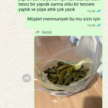 Aldığım Yapraklar Sert Ve Lezzetsiz Çıktı, Firma İlgisiz Davrandı